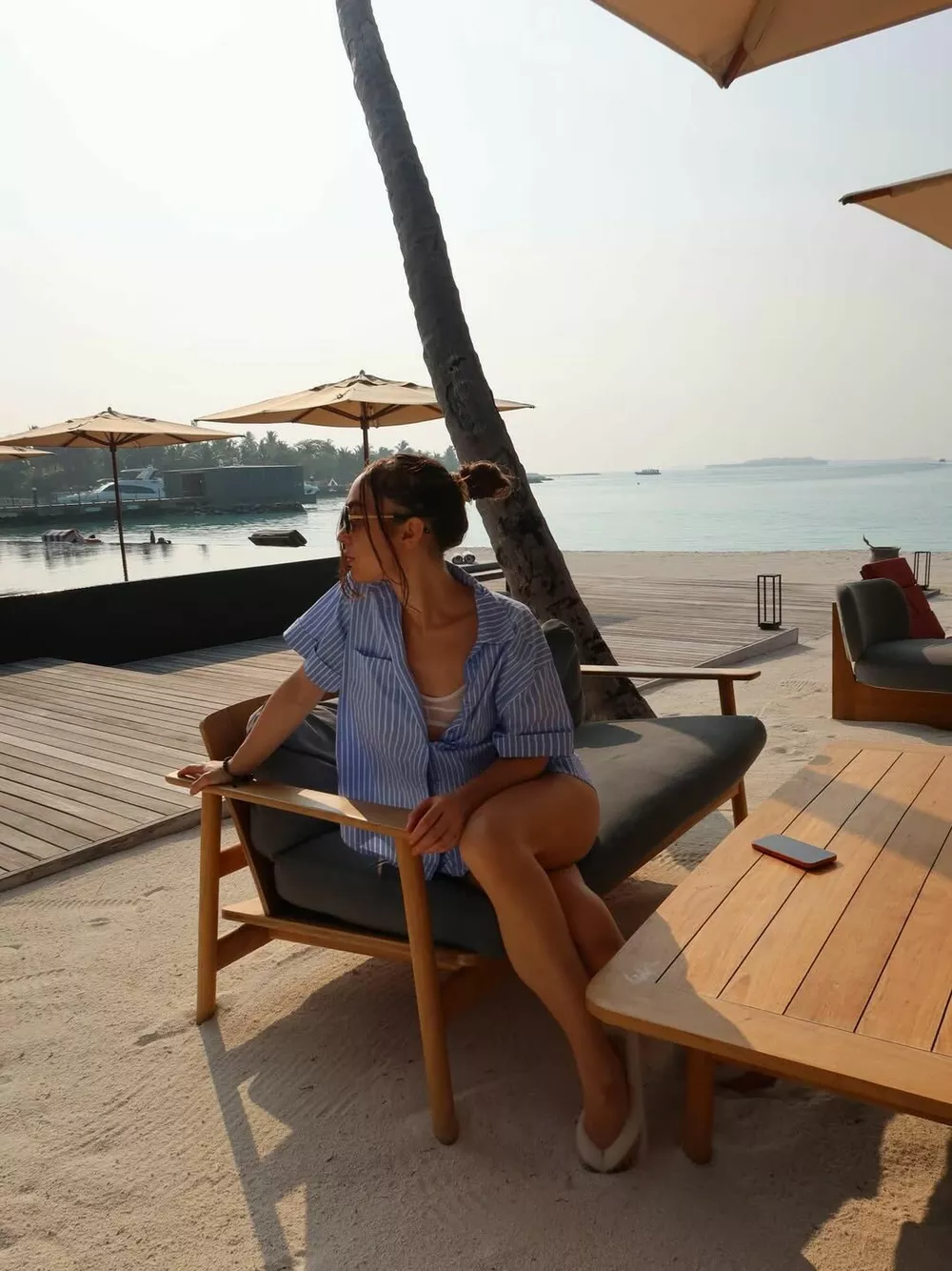 Мари Краймбрери показала фигуру в купальнике через 8 месяцев после родов