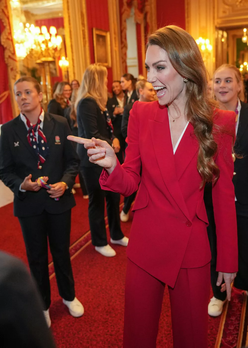 Образ дня: Кейт Миддлтон в красном