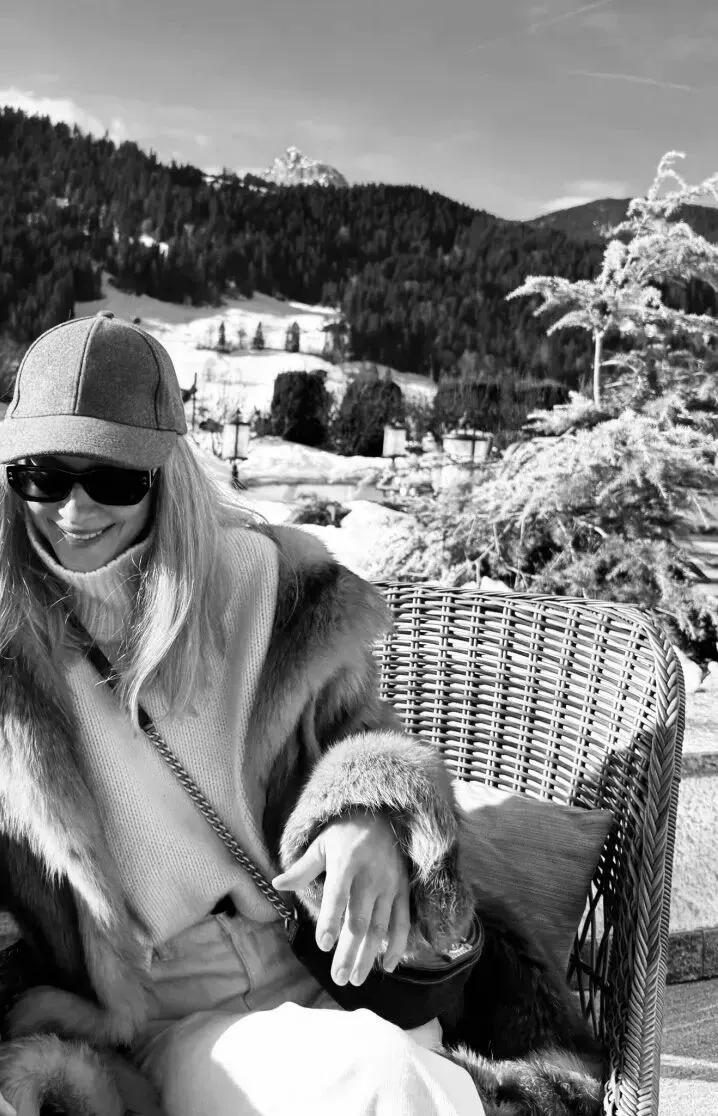 Светлана Ходченкова отмечает день рождения в Альпах