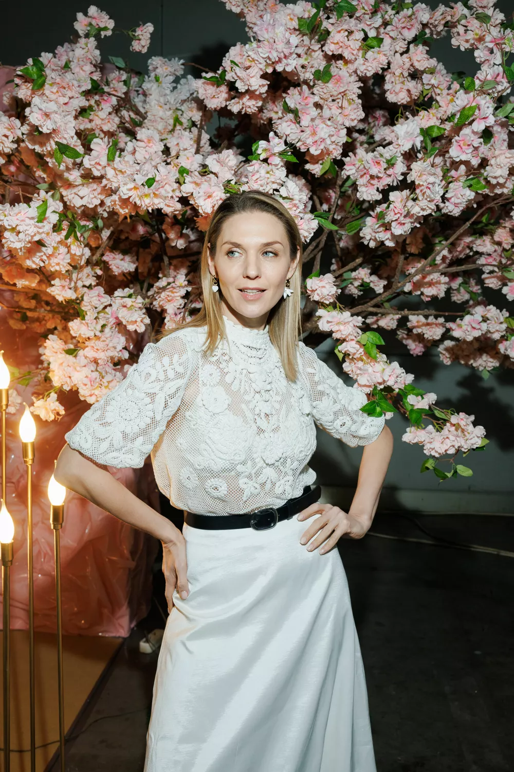 Дарья Повереннова, Рената Пиотровски, Анна Пескова и другие на модной выставке в Москве