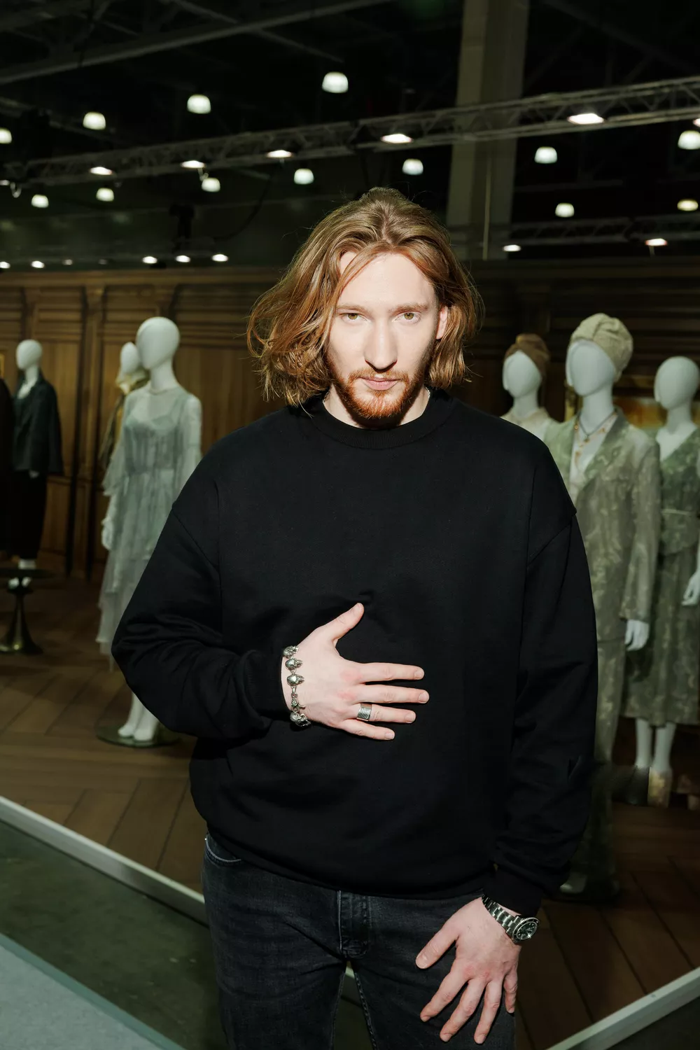 Дарья Повереннова, Рената Пиотровски, Анна Пескова и другие на модной выставке в Москве