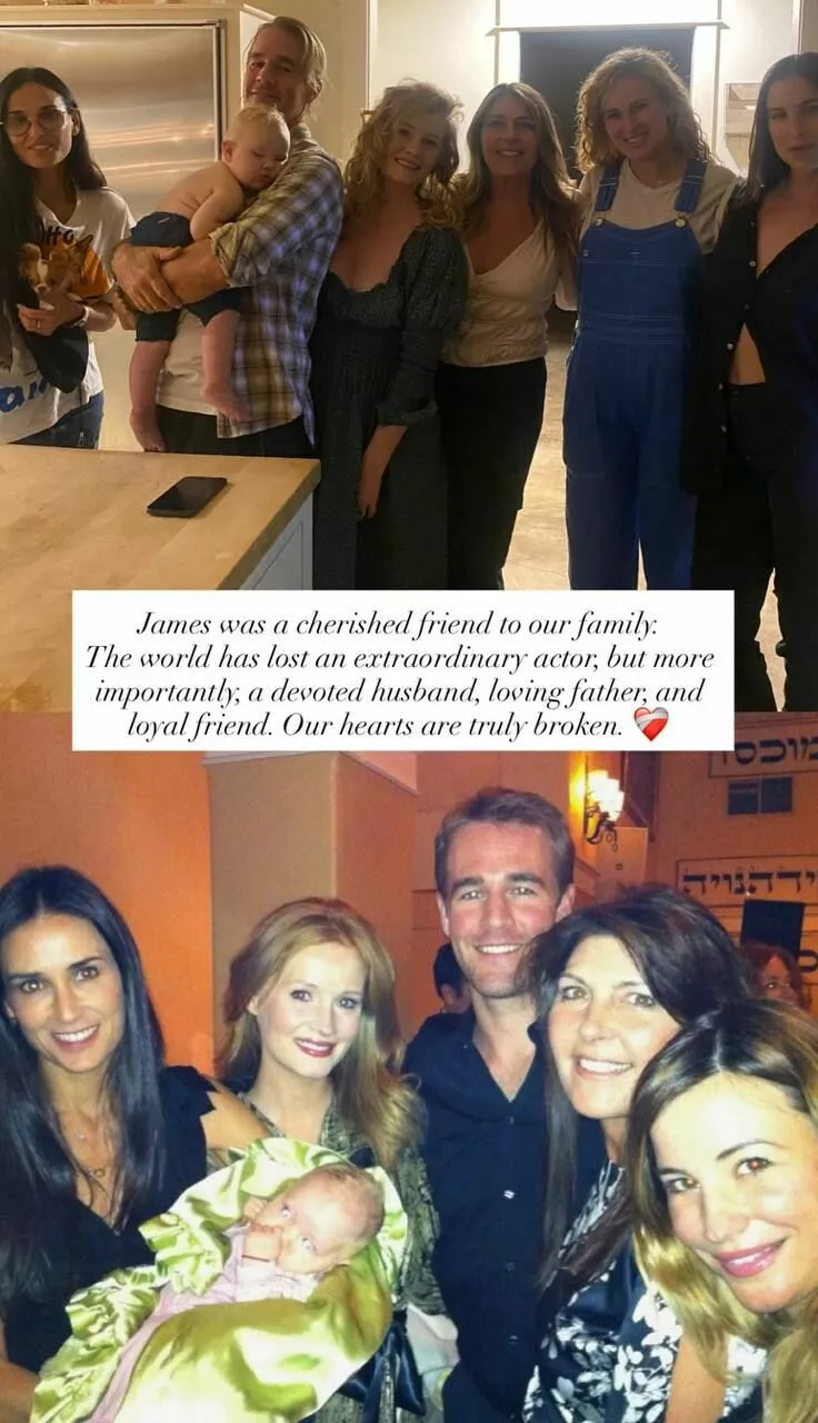 Деми Мур почтила память Джеймса Ван Дер Бика