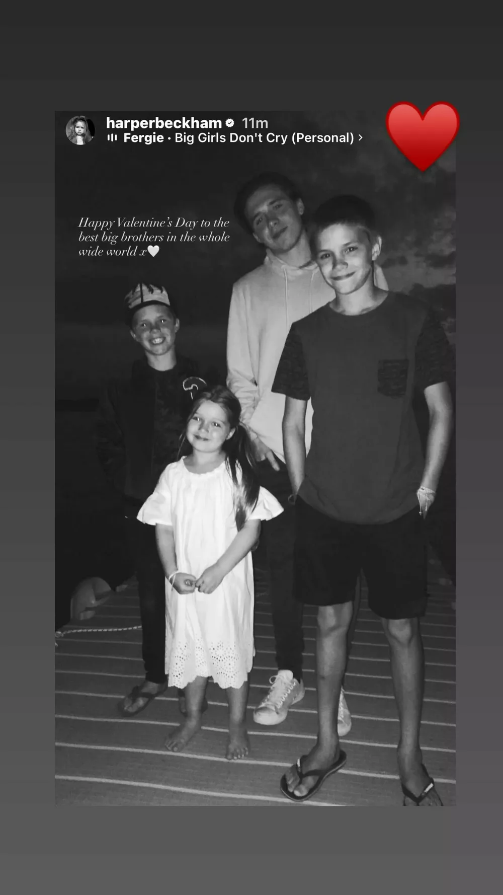 Харпер Бекхэм попыталась примирить старшего брата с семьей