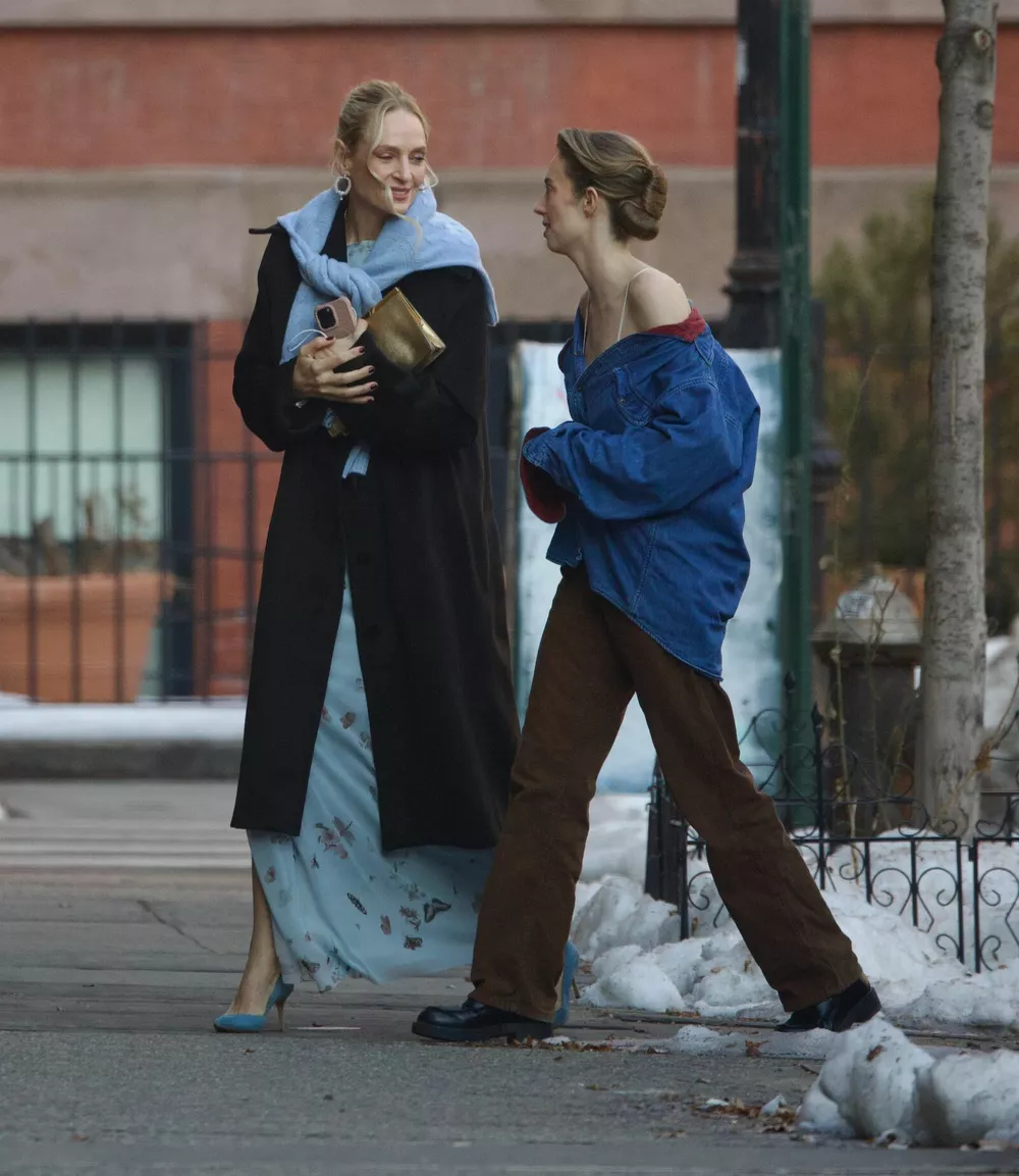 Ума Турман, Итан Хоук и актерский каст "Очень странных дел": первые фото со свадьбы Майи Хоук