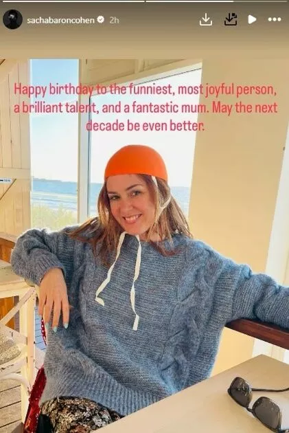 Саша Барон Коэн эмоционально поздравил бывшую жену Айлу Фишер с днем рождения