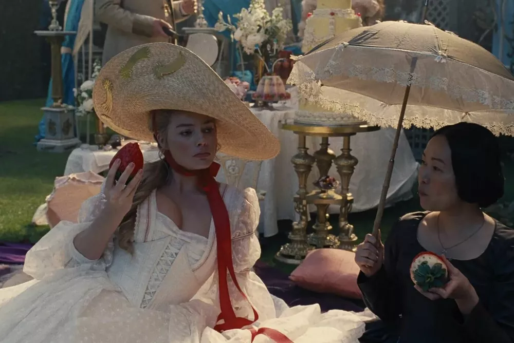 Секрет макияжа Марго Робби в фильме "Грозовой перевал"