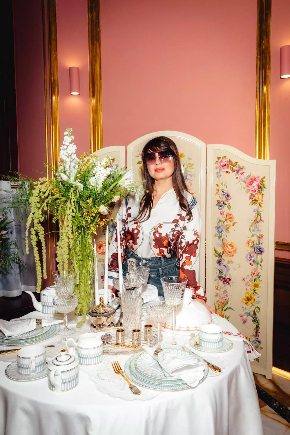 Яна Рудковская, Елена Крыгина, Мария Мельникова и Севиль на Широкой Масленице с Викторией Шеляговой