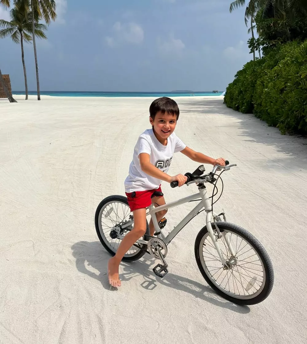 Анастасия Решетова рассказала, как провела каникулы вдвоем с сыном Ратмиром