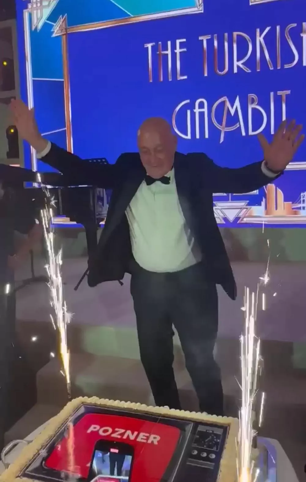 Владимир Познер во время празднования