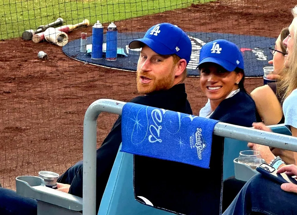 Принц Гарри и Меган Маркл вместе сходили на бейсбол