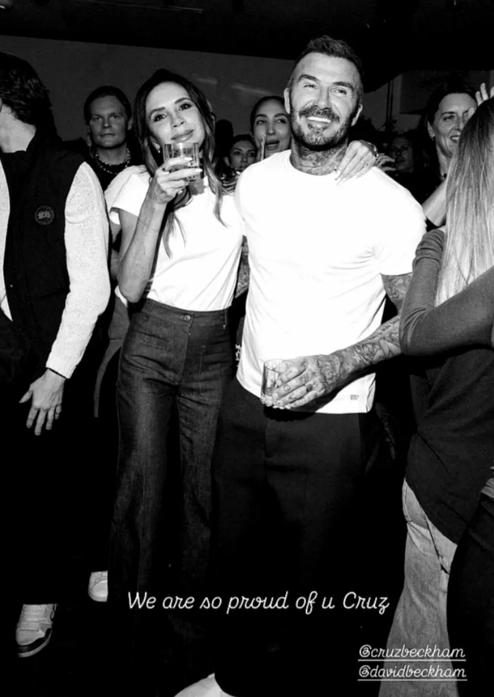 Дэвид и Виктория Бекхэм посетили концерт сына Круза Дэвид и Виктория Бекхэм посетили концерт сына Круза