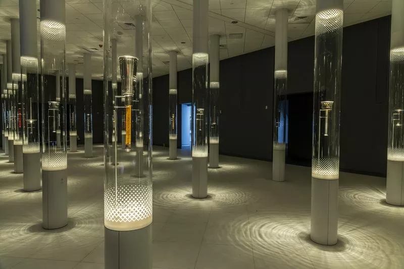 Коллекция олимпийских факелов в музее “3-2-1”