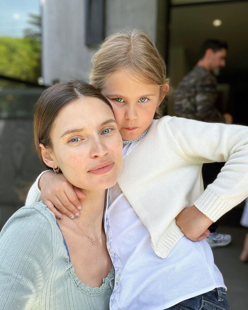 Бьянка Балти с дочерью