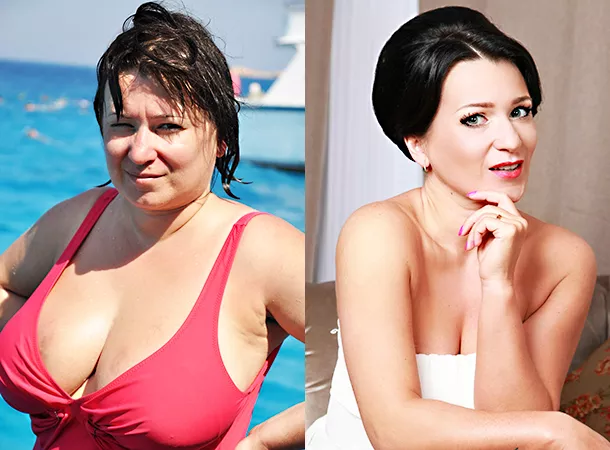 Арина Шумакова до и после