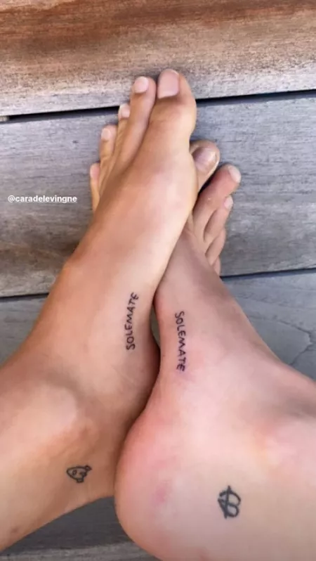 Фото из Instagram — татуировка Кайи и Кары