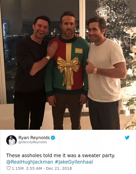 А также из блога Райана Рейнольдса