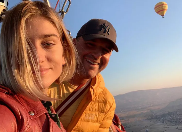 Максим Виторган отметил день рождения с Нино Нинидзе на воздушном шаре в Каппадокии