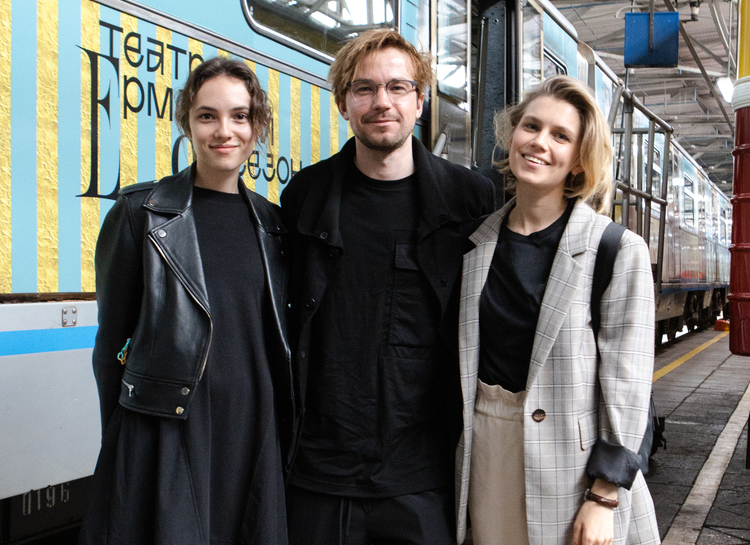 Александр Петров, Стася Милославская и другие на церемонии запуска тематического поезда в метро