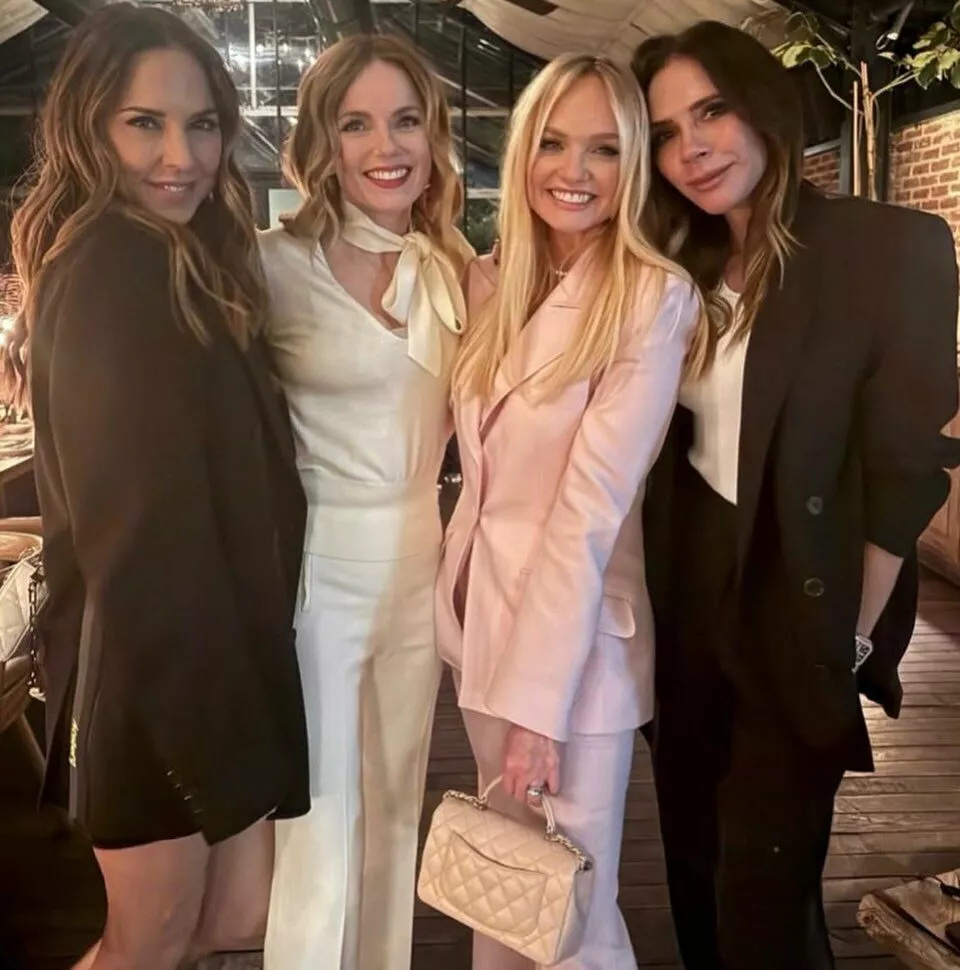 Эмма с коллегами по Spice Girls