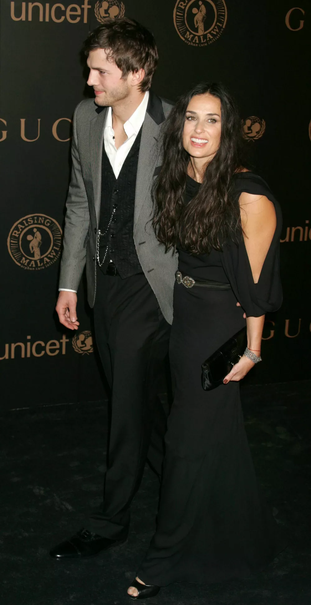 Эштон Кутчер с бывшей женой Деми Мур