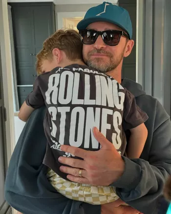 Джастин с сыном