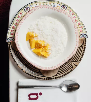 Рисовая каша с манго и кокосом на кокосовом Planto  