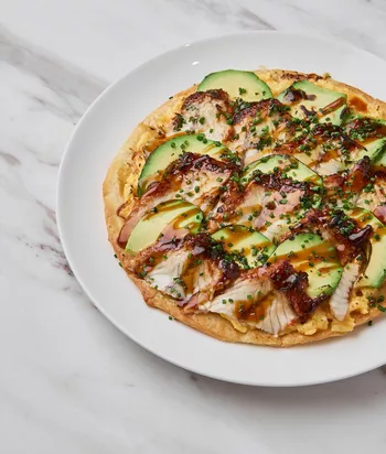 Роти с омлетом и угрем