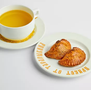 Консоме Ришъ с пирожками (