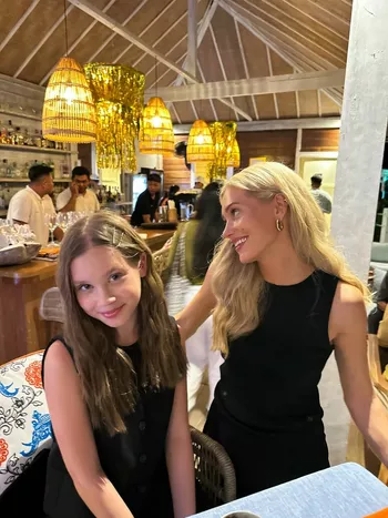 Кристина Асмус с дочкой