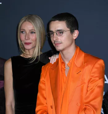 Тимоти Шаламе с партнершей по фильму quotМарти Великолепныйquot Гвинет Пэлтроу