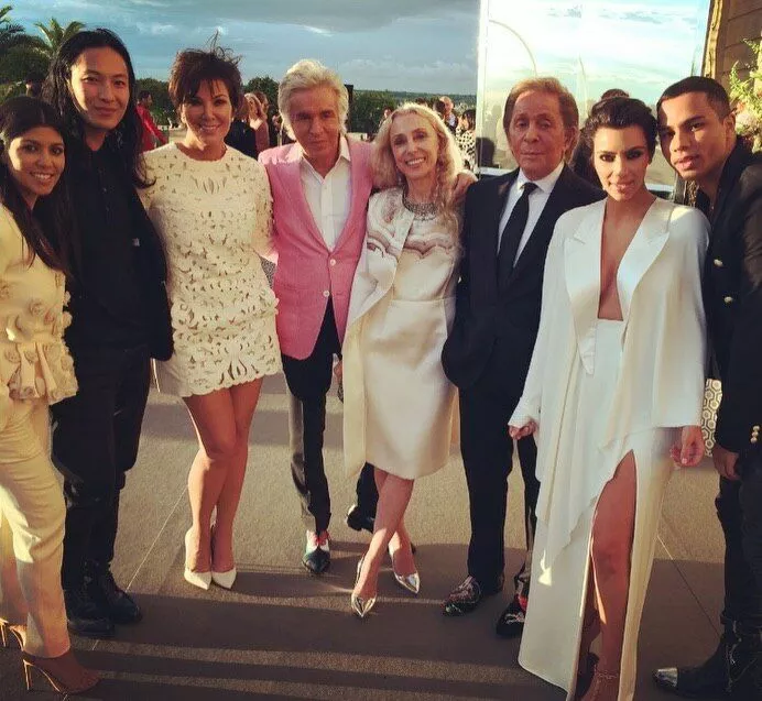 Семья Кардашьян-Дженнер с Валентино