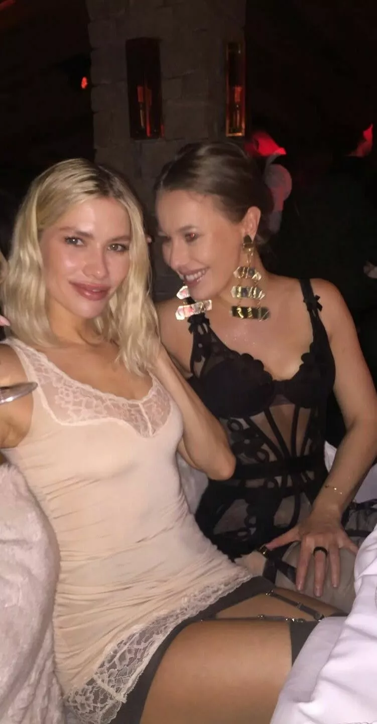 Елена Перминова и Ксения Собчак