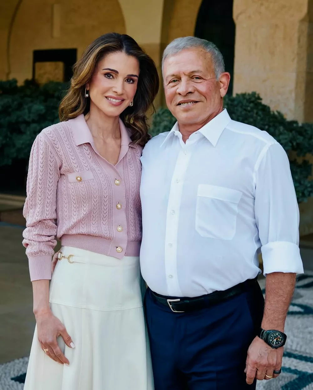 Королева Рания и король Абдалла