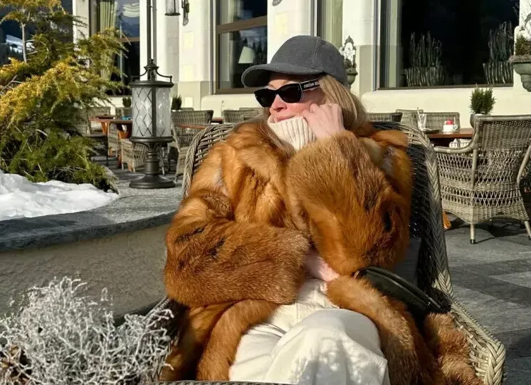 Светлана Ходченкова отмечает день рождения в Альпах