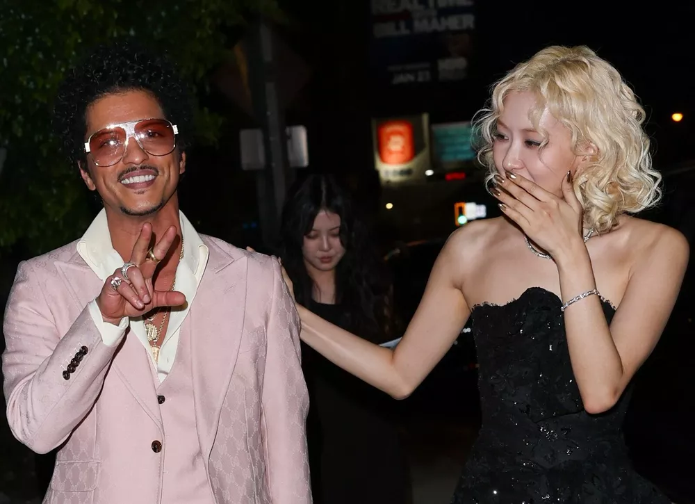 Бруно Марс и Розэ из BLACKPINK вновь подогревают слухи о романе