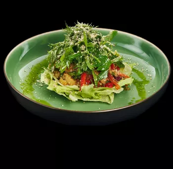 Рамиро с баклажанами по-имеретински