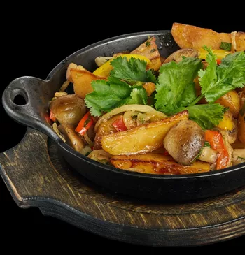 Оджахури с грибами