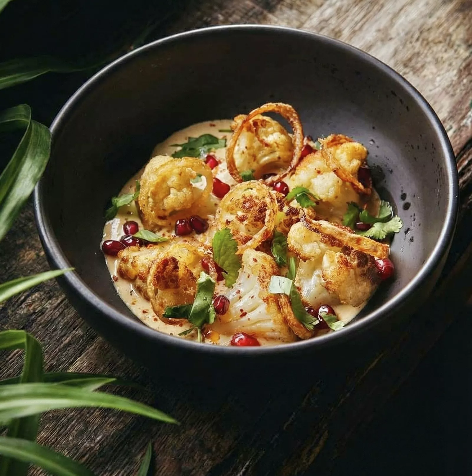 Цветная капуста в соусе баже