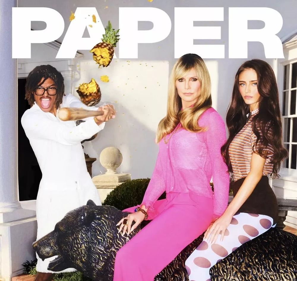 Клум с детьми