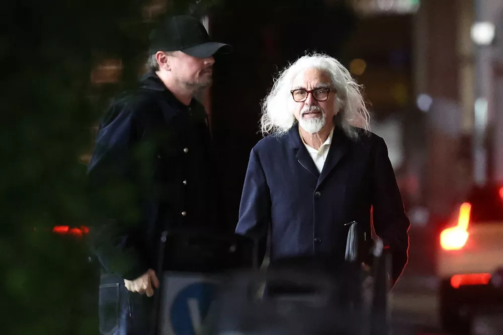 Лео Ди Каприо с отцом