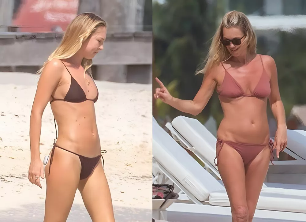 Лила и Кейт Мосс загорают на пляже в Тулуме