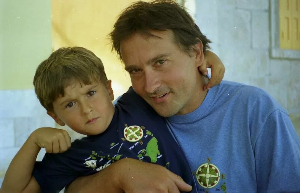 Милко с сыном Дмитрием