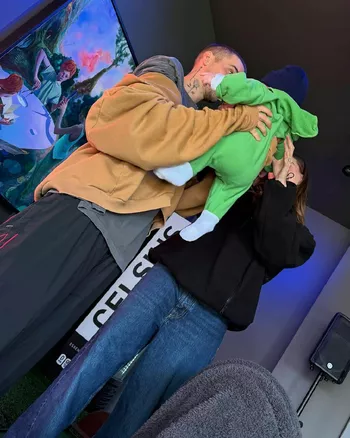 Джастин с сыном