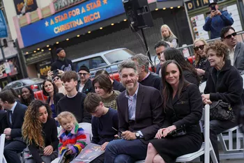 Риччи с семьей