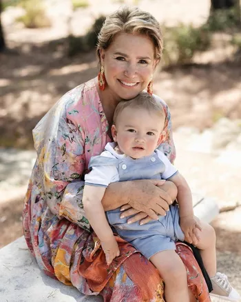 Аликс с внуком Франсуа