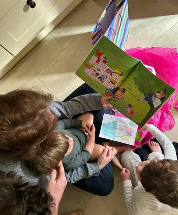 Евгения с сыновьями