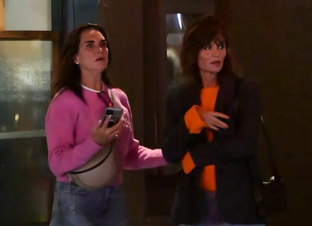 Брук Шилдс и Хелена Кристенсен поужинали вместе в Нью-Йорке