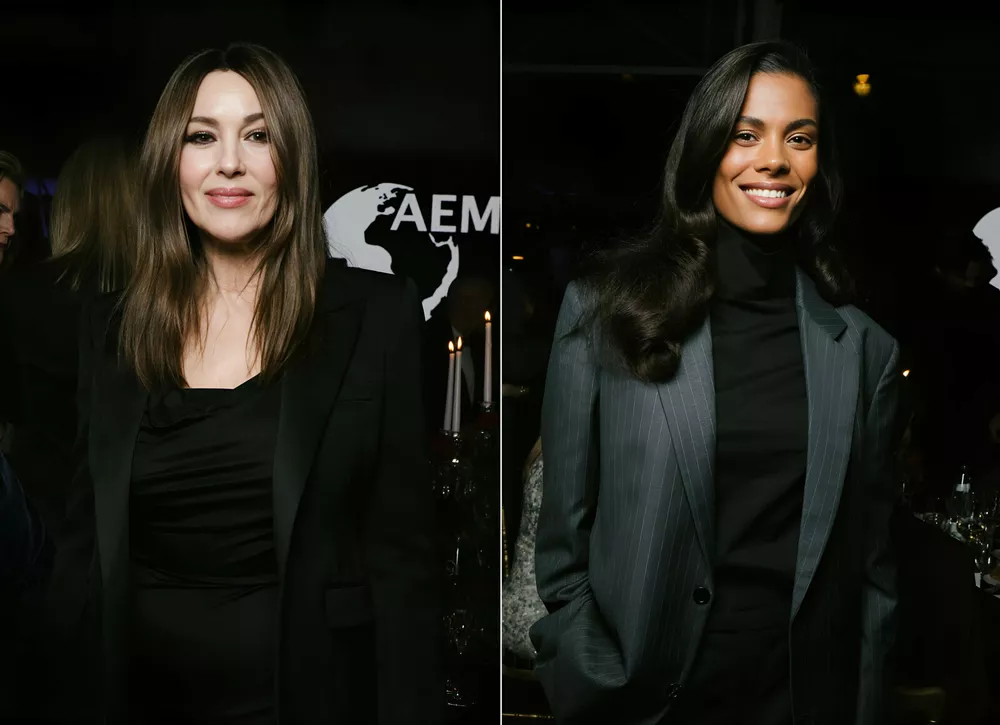 Дружить против бывшего: Моника Беллуччи и Тина Кунаки встретились на одном мероприятии