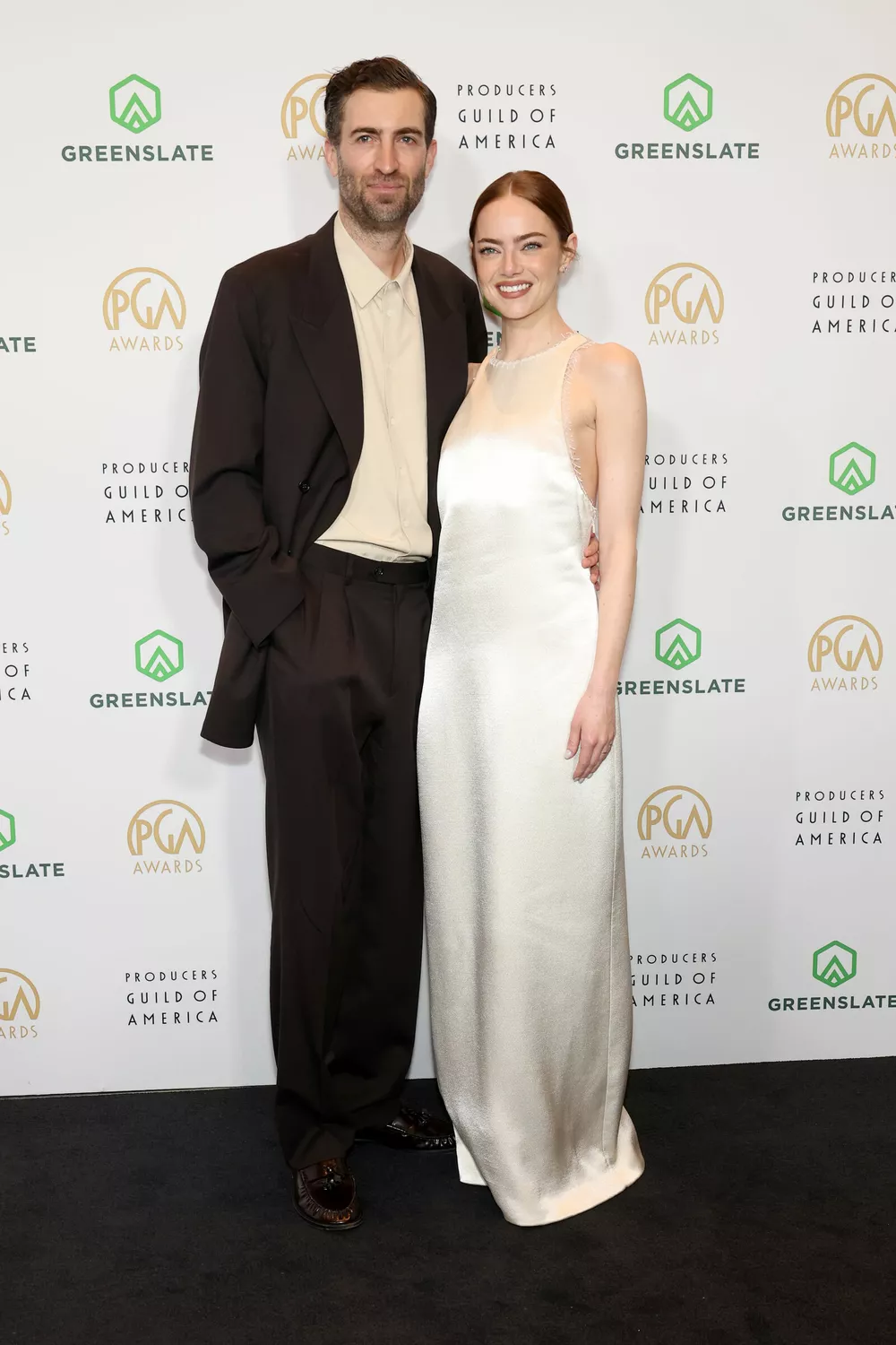 Эмма Стоун с мужем