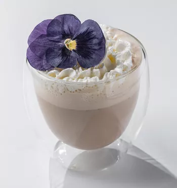 Черничный раф с сиропом 